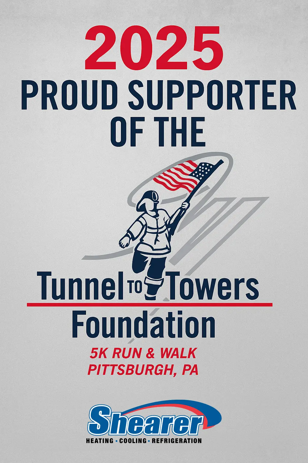 Tunnels to Towers Foundation Run & Walk Supporter Badge